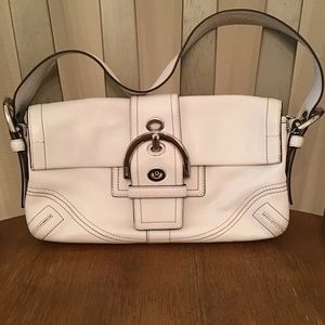 Coach Shoulder Bag, creamy white